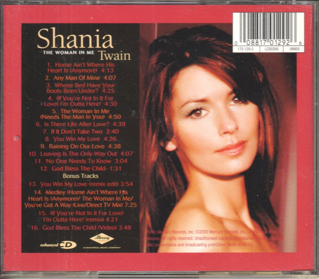 Shania Twain - Woman In Me - Cd