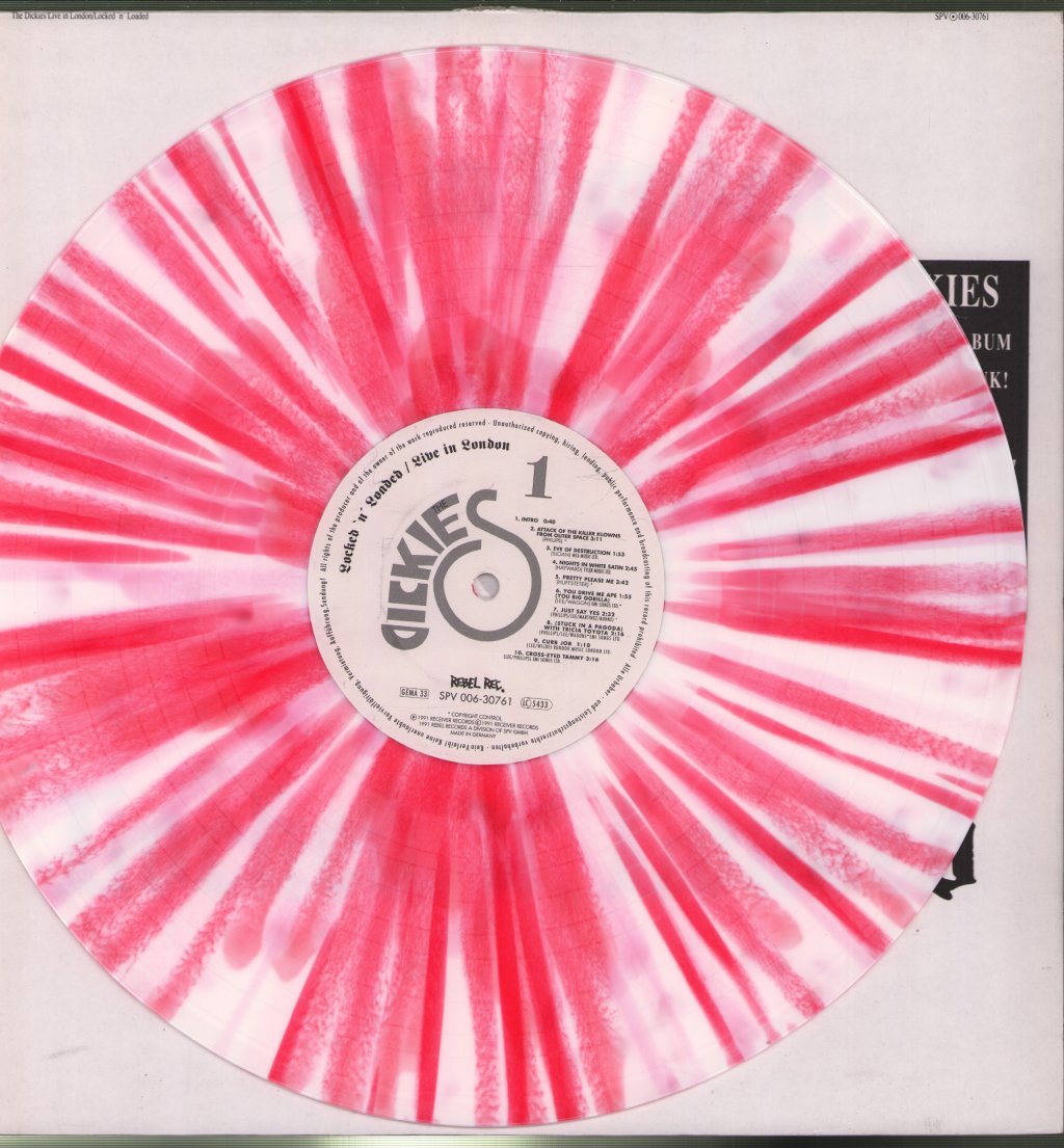 Dickies - Live In London - Locked 'N' Loaded - Lp