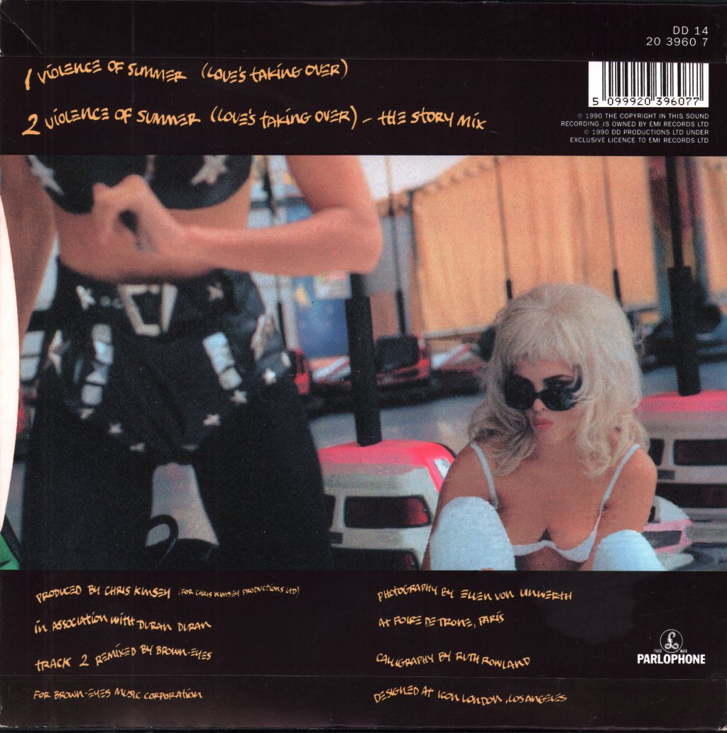 Duran Duran - Violence Of Summer - 7 Inch