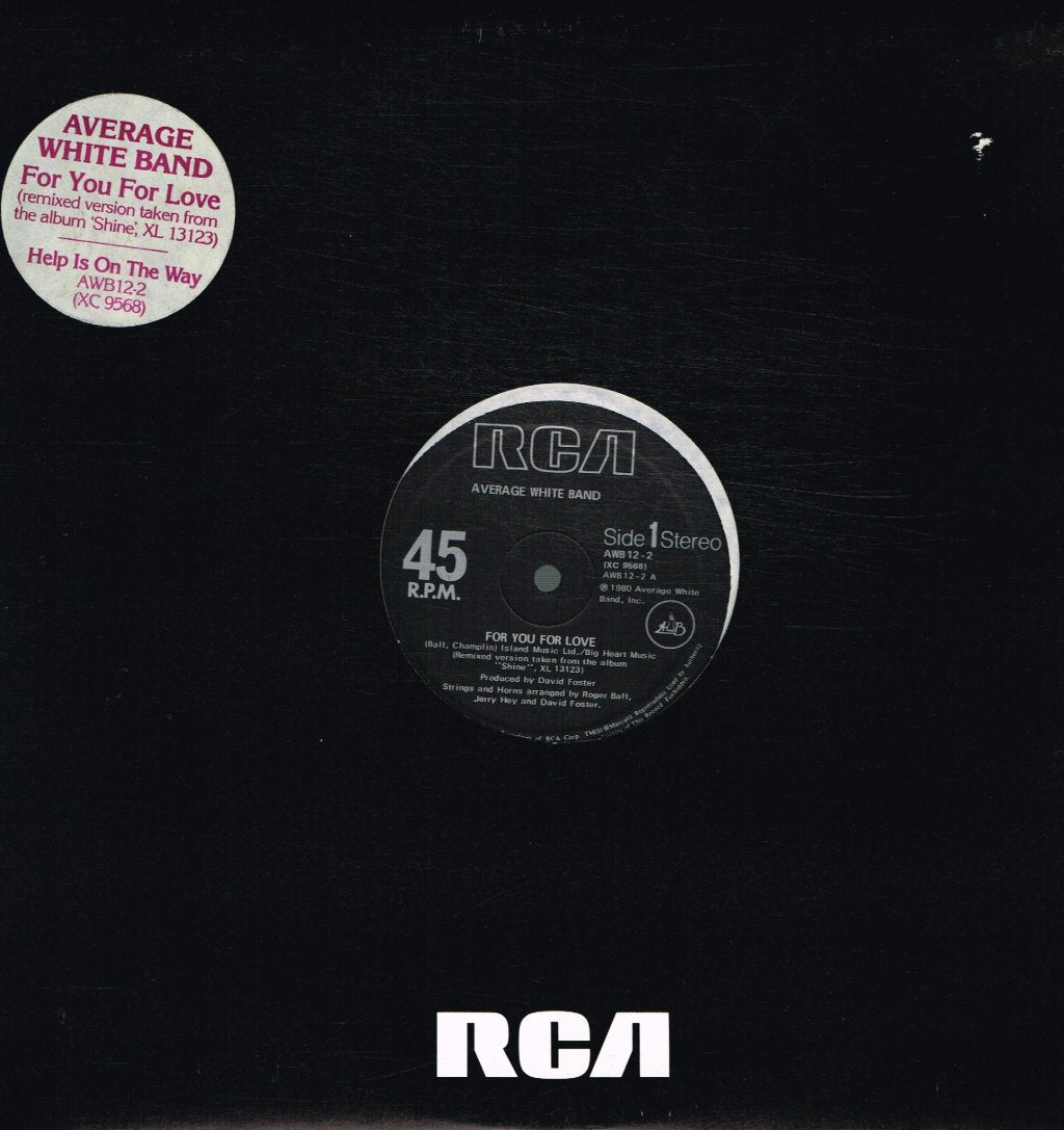 Average White Band - For Your Love - 12 Inch