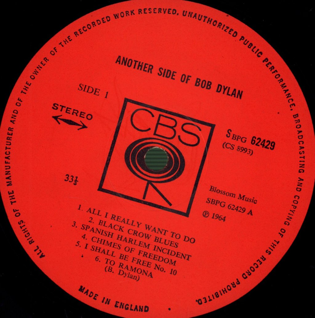Bob Dylan - Another Side Of - Lp