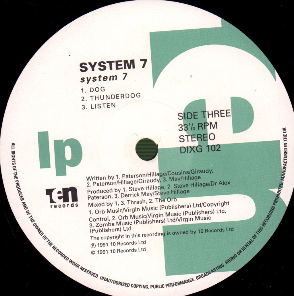 System 7 - System 7 - Double Lp