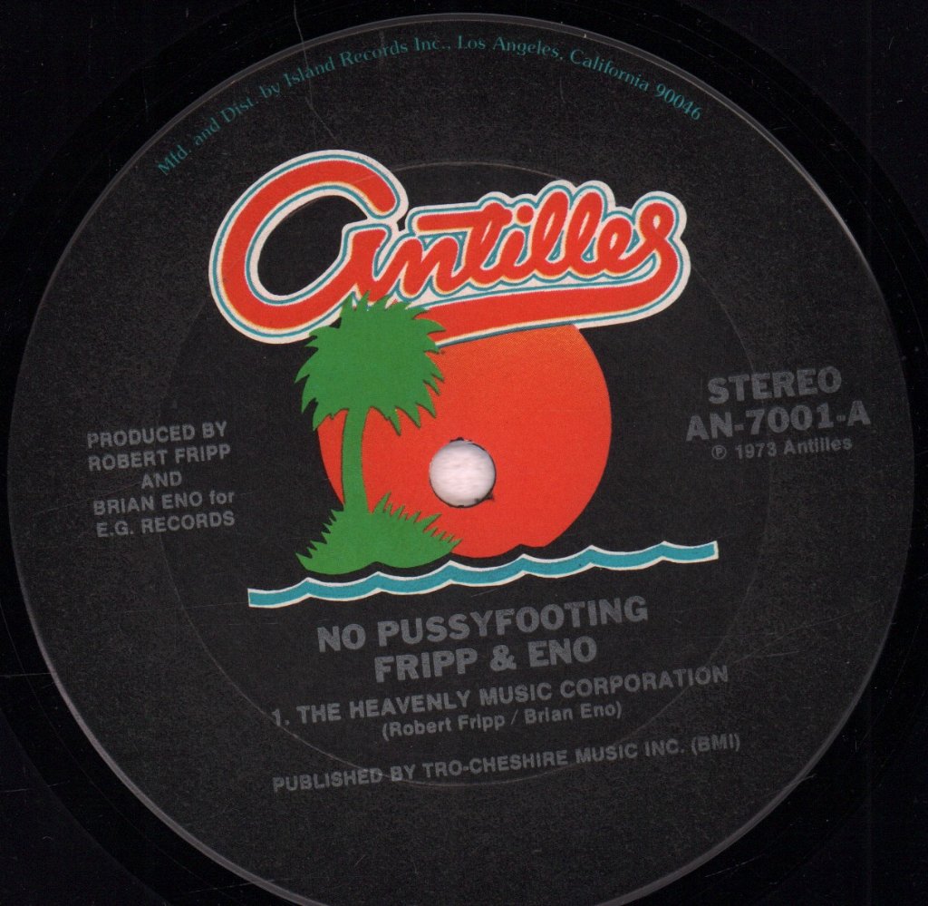 Fripp & Eno - (No Pussyfooting) - Lp