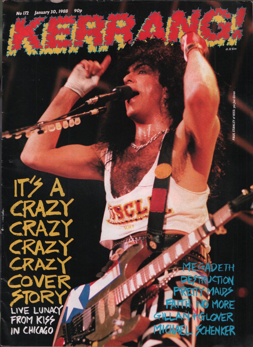 Kiss - Kerrang 172 - Magazine