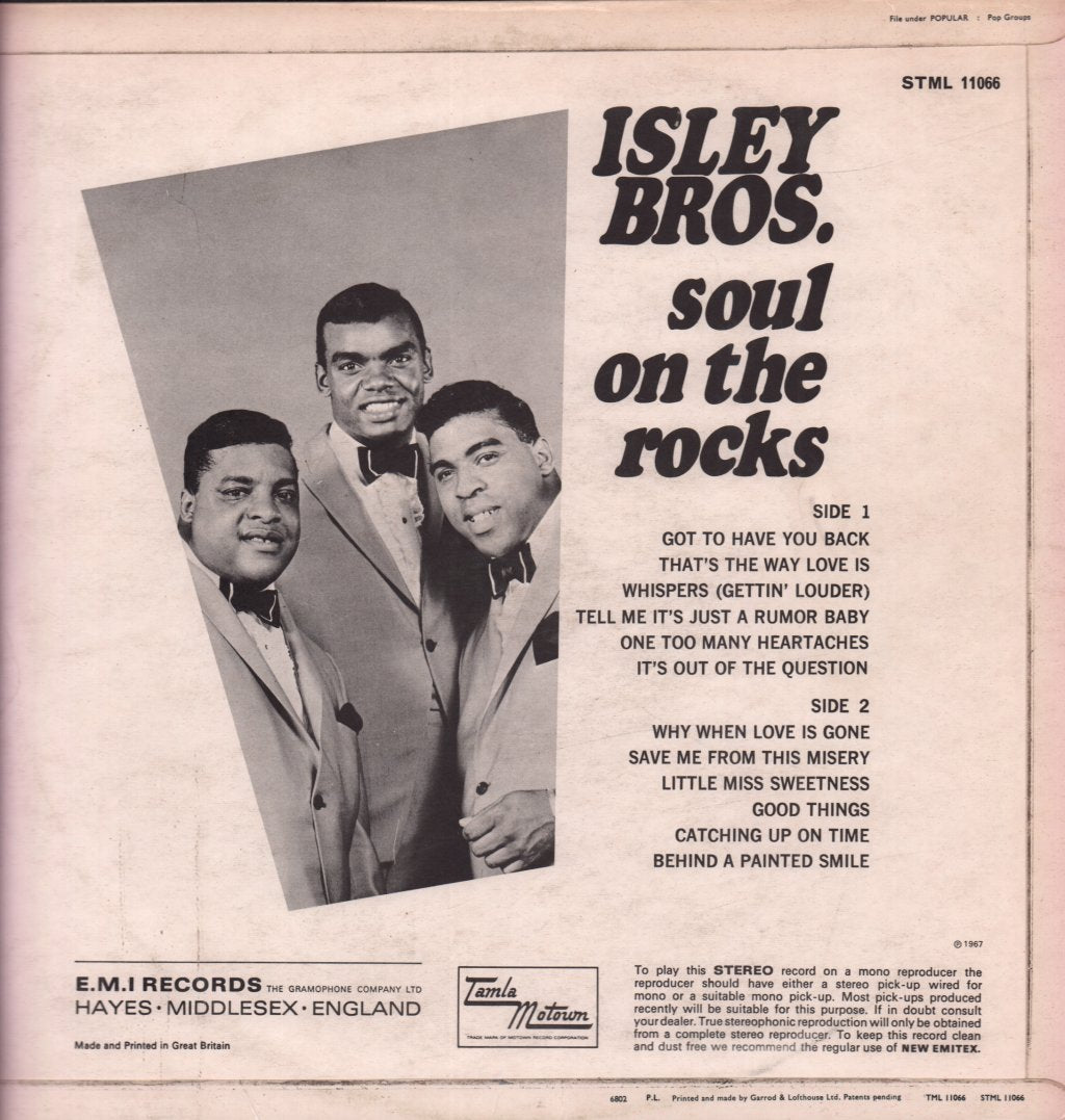 Isley Brothers - Soul On The Rocks - Lp