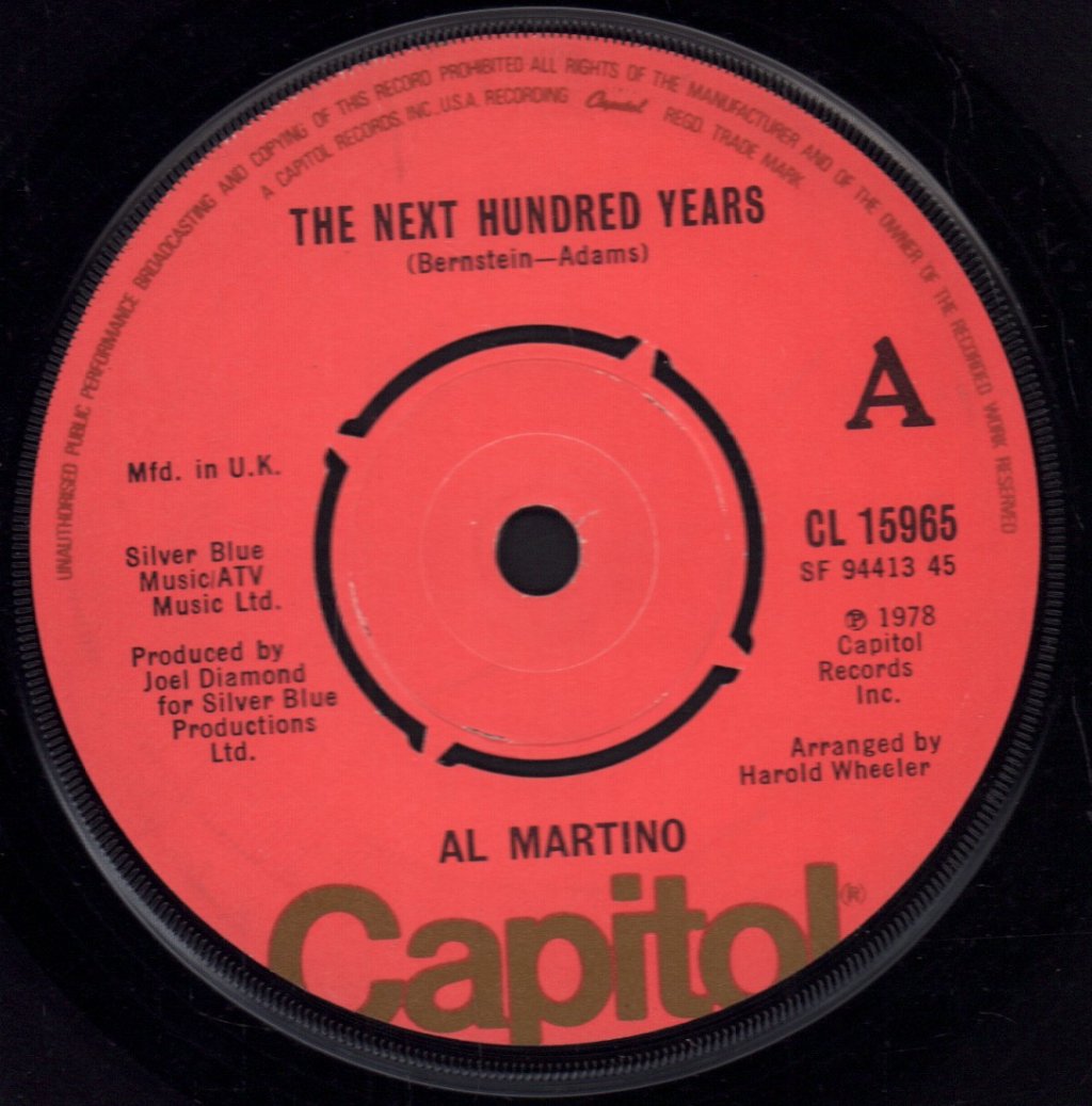 Al Martino - Next Hundred Years - 7 Inch