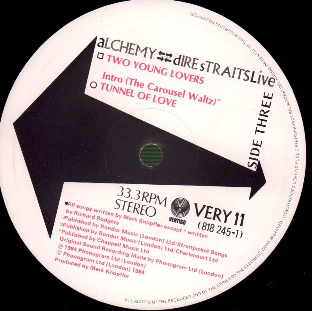 Dire Straits - Alchemy - Double Lp