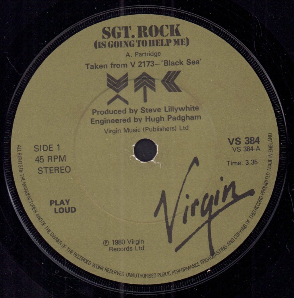XTC - Sgt Rock - 7 Inch