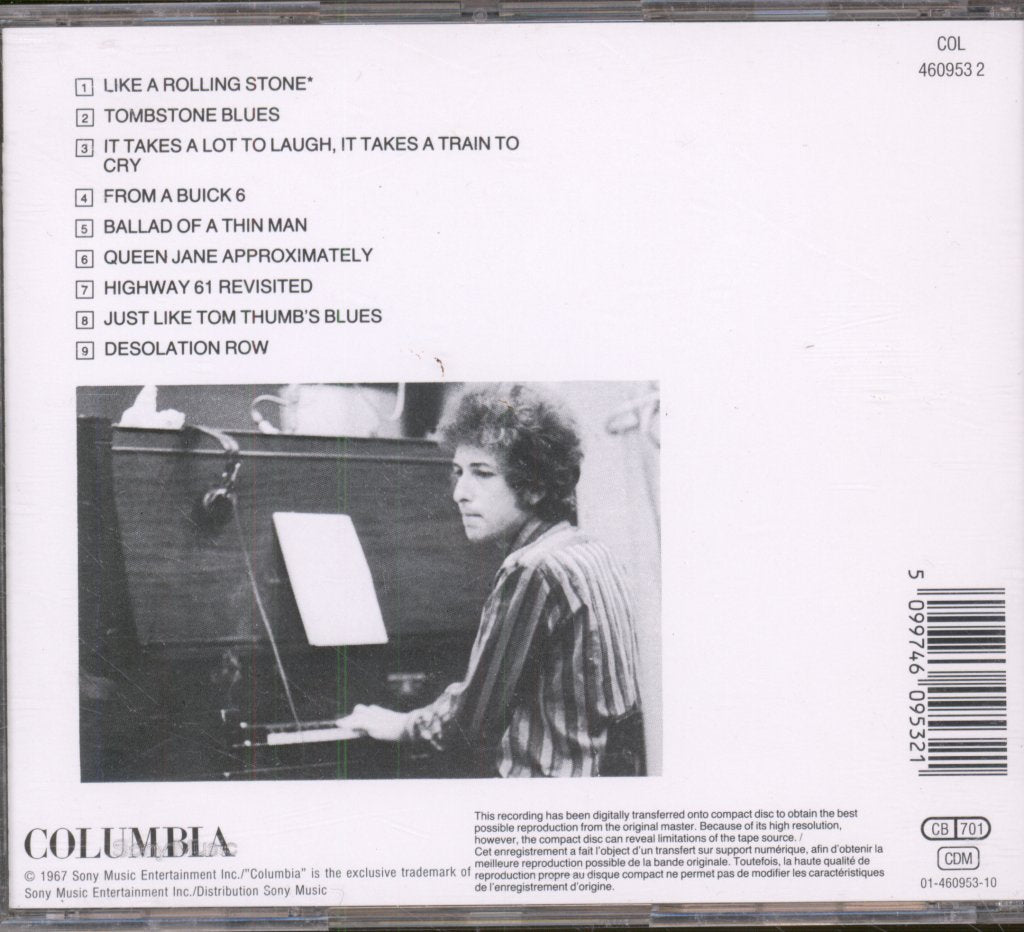 Bob Dylan - Highway 61 Revisited - Cd