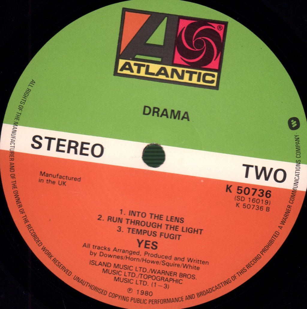 Yes - Drama - Lp