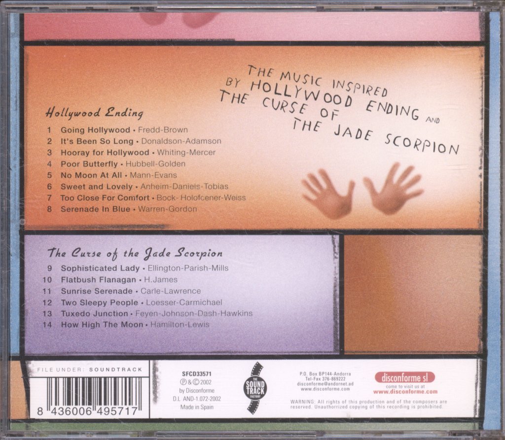 Various Artists - (The Music Inspired By Woody Allen's) Hollywood Ending - Cd