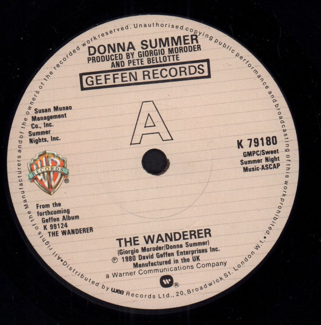 Donna Summer - Wanderer - 7 Inch