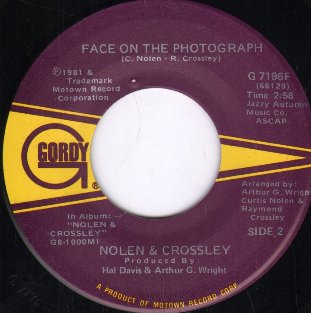 Nolen And Crossley - Messin' Up A Good Thing / Face On The Photograph - 7 Inch