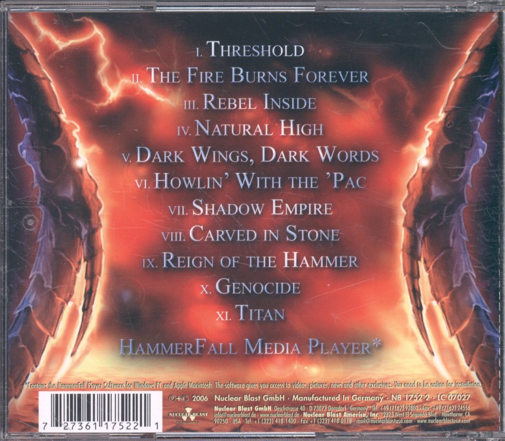 Hammerfall - Threshold - Cd