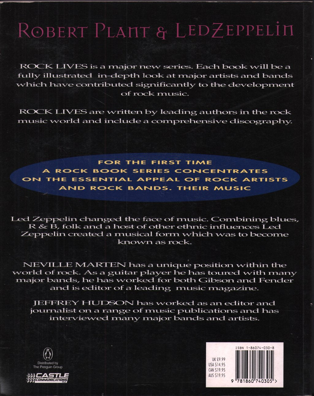 Robert Plant and Led Zeppelin - Rock Lives The Ultimate Story - Book