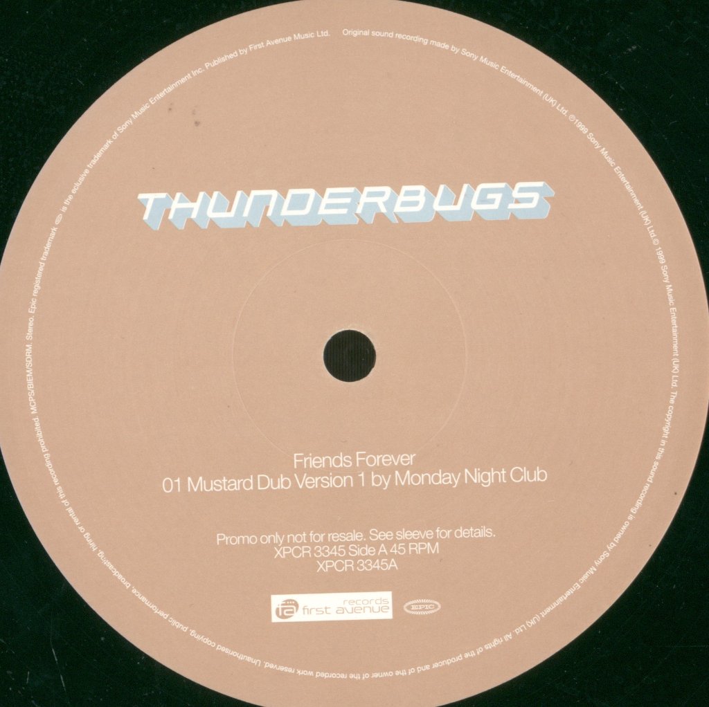 Thunderbugs - Friends Forever (The Monday Night Club Mixes) - 12 Inch