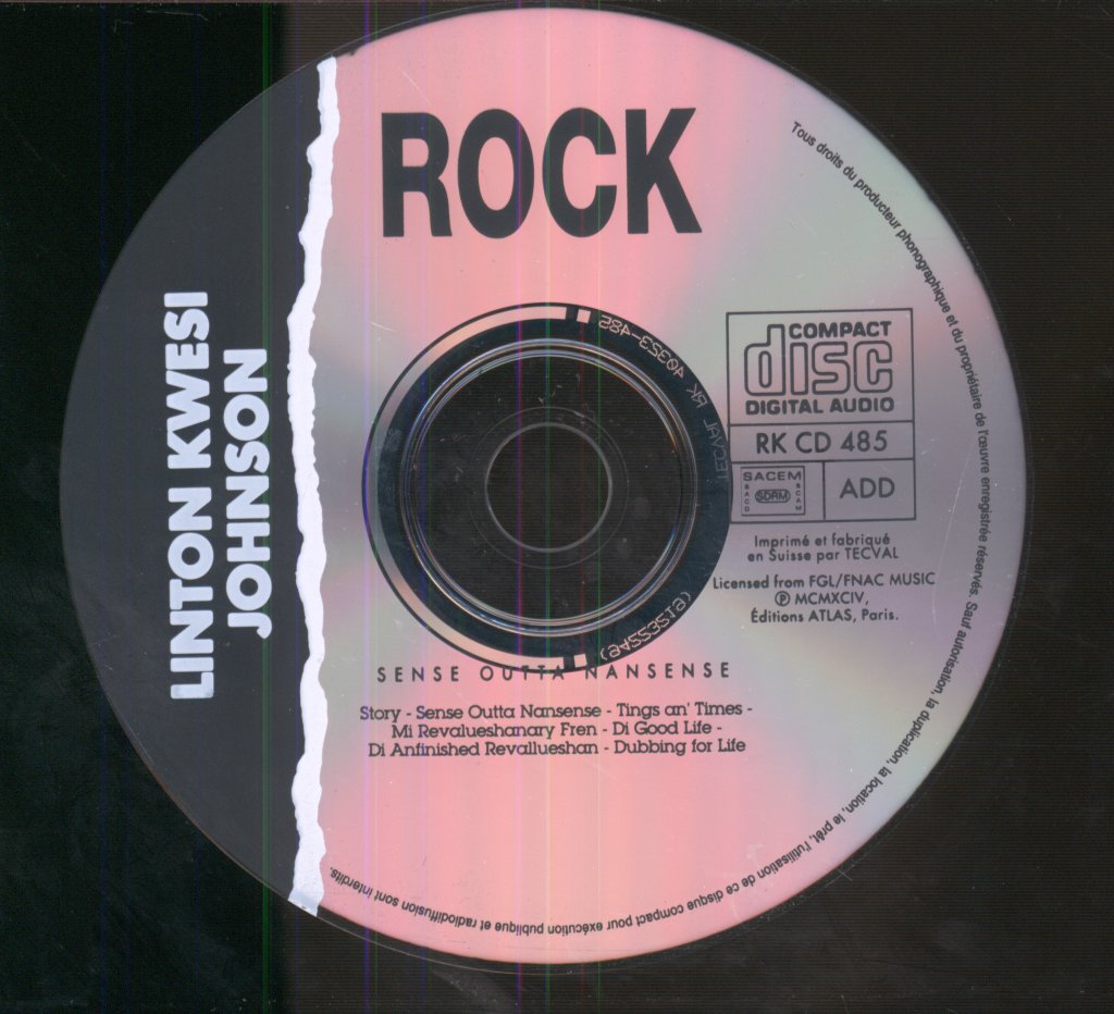 Linton Kwesi Johnson - Sense Outta Nansense - Cd