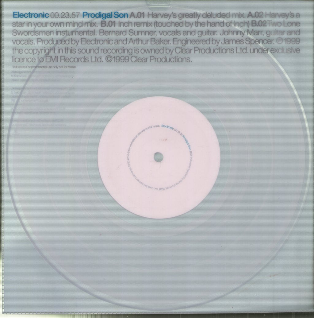 Electronic - Prodigal Son - 10 Inch