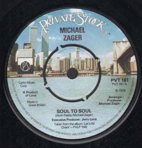 Michael Zager - Soul To Soul - 7 Inch