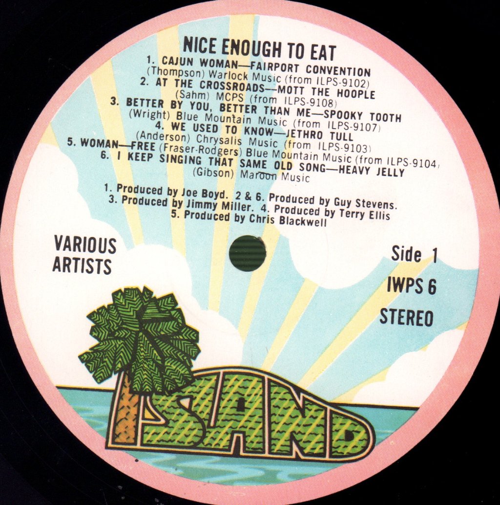 Various Artists - Nice Enough To Eat - Lp