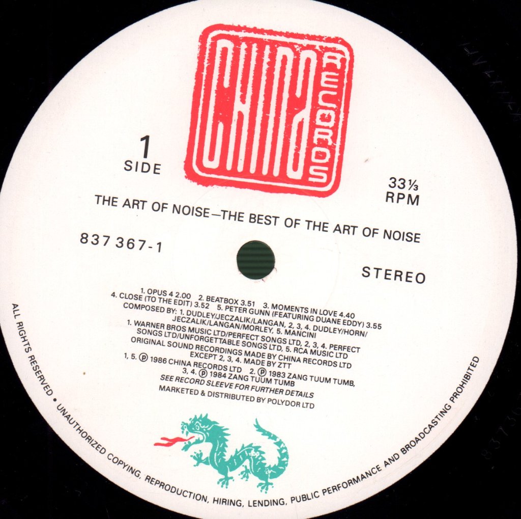 Art Of Noise - Best Of The Art Of Noise - Lp