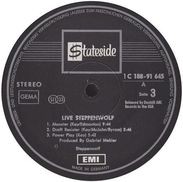 Steppenwolf - Live - Double Lp
