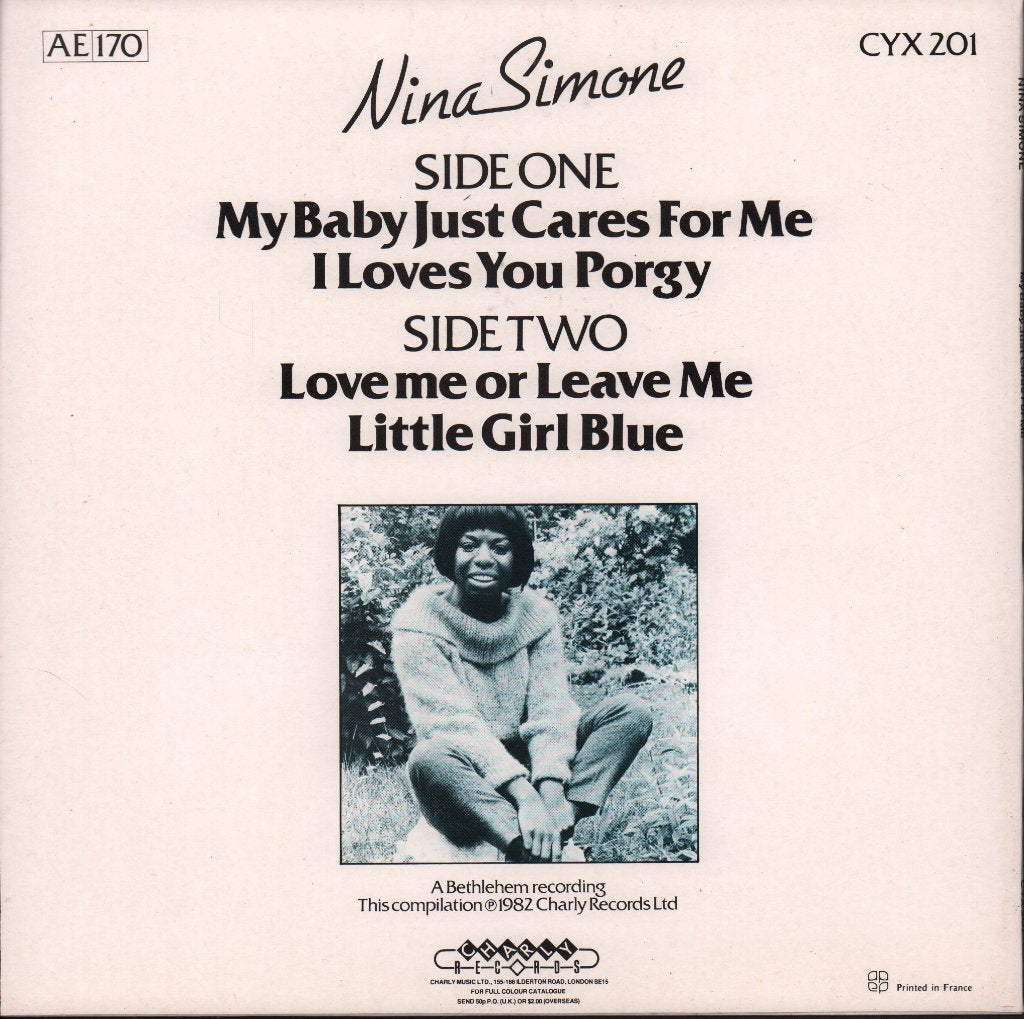 Nina Simone - My Baby Just Cares For Me - 10 Inch