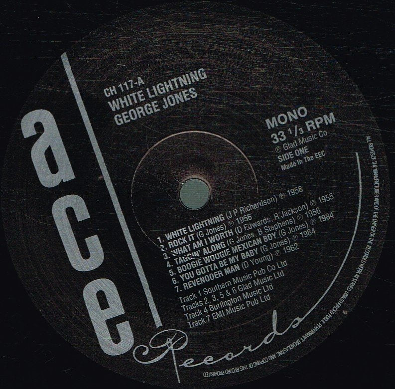 George Jones - White Lightning - Lp