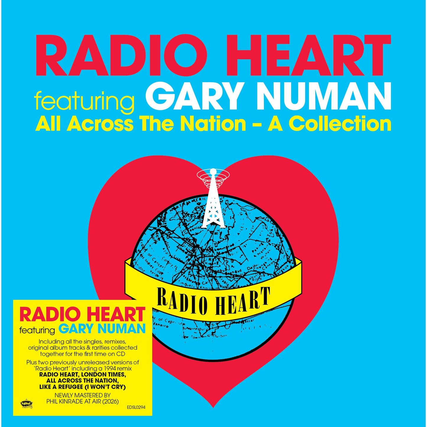 Radio Heart Featuring Gary Numan - Radio Heart Featuring Gary Numan, All Across the Nation - A Collection (Deluxe Gatefold Packaging) - Double Cd