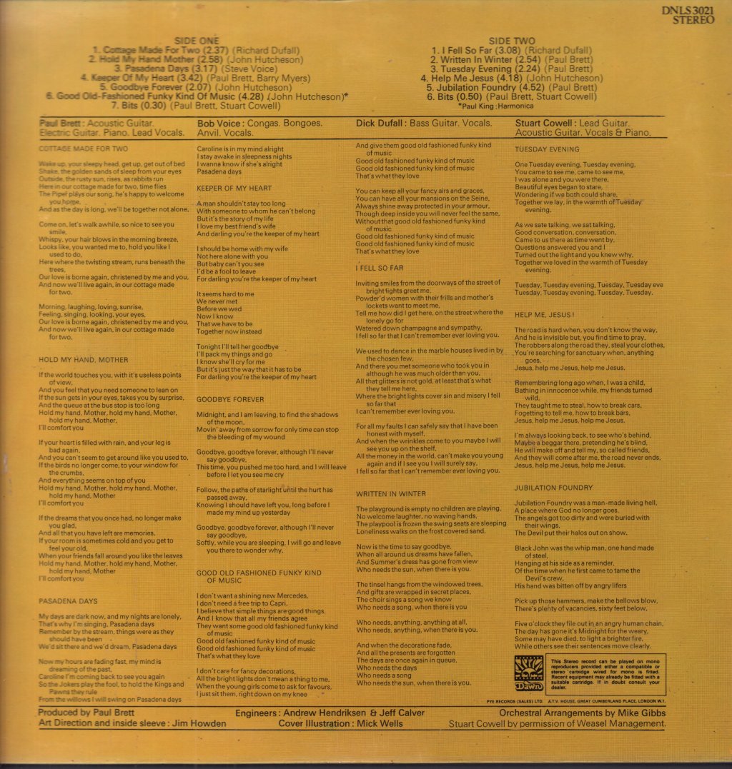 Paul Brett's Sage - Jubilation Foundry - Lp