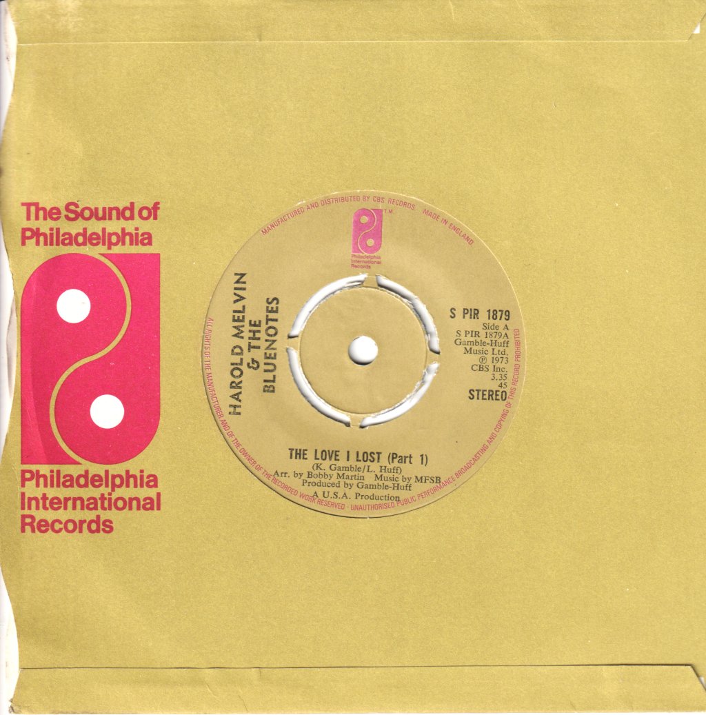 Harold Melvin And The Blue Notes - Love I Lost (Part 1) - 7 Inch