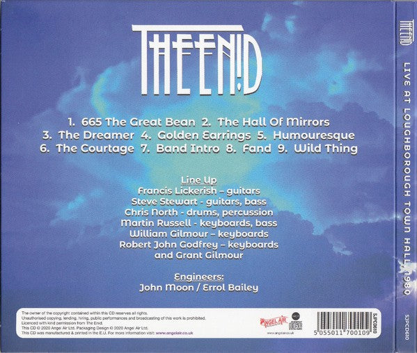 Enid - Live At Loughborough Town Hall, 1980 - Cd