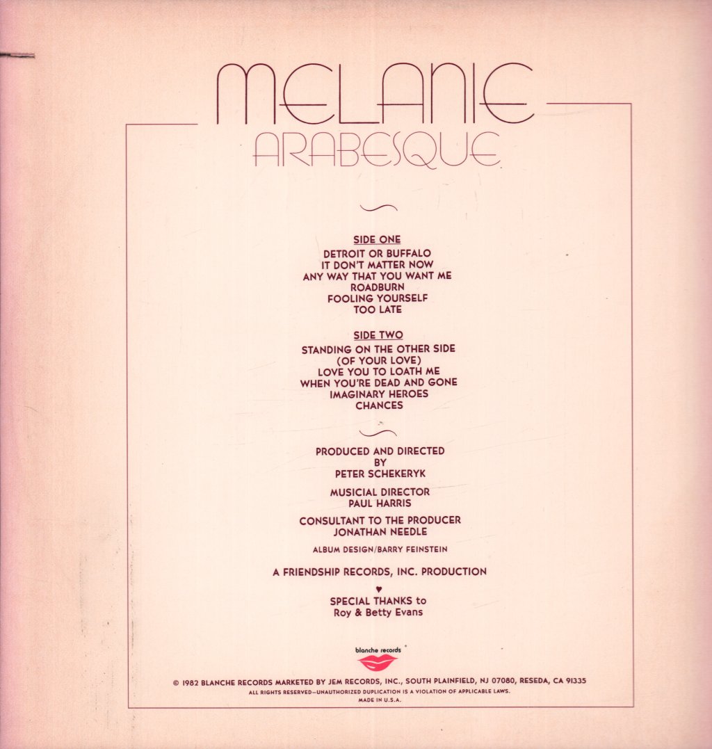Melanie - Arabesque - Lp