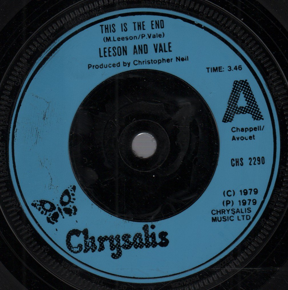 Leeson And Vale - This Is The End - 7 Inch