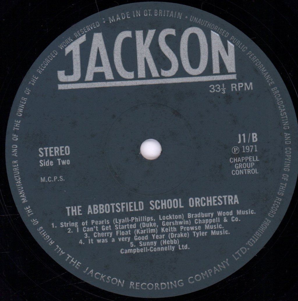 abbotsfield school jazz orchestra - up up and away - Lp