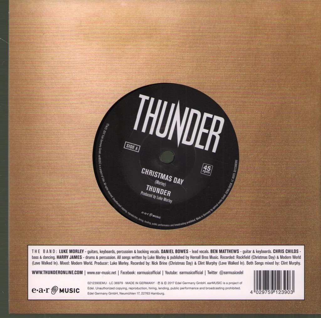 Thunder - Christmas Day - 7 Inch