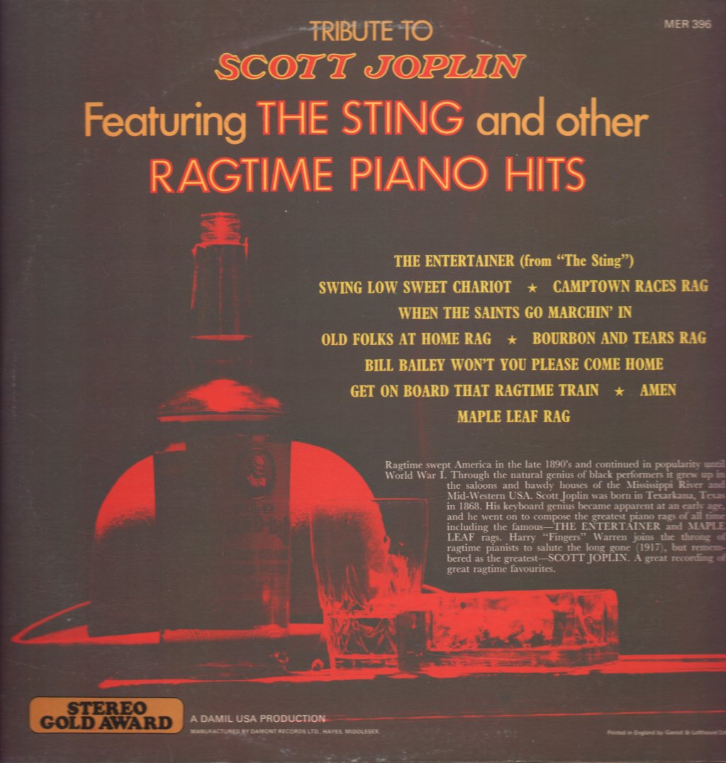 Harry Fingers Warren - Tribute To Scott Joplin - Lp