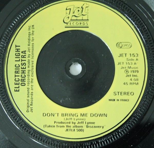 Electric Light Orchestra - Don't Bring Me Down - 7 Inch