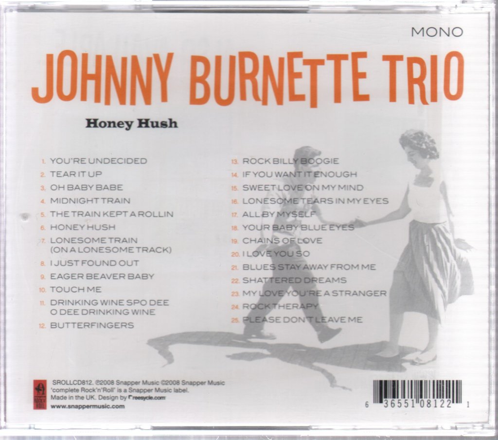 Johnny Burnette Trio - Honey Hush - Cd