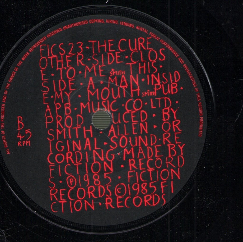 Cure - Close To Me - 7 Inch