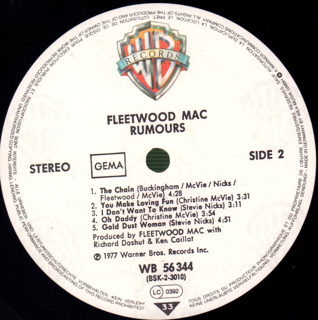 Fleetwood Mac - Rumours - Lp