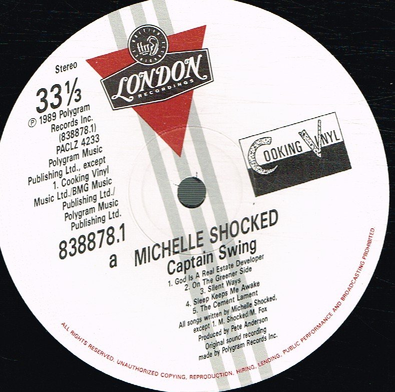 Michelle Shocked - Captain Swing - Lp