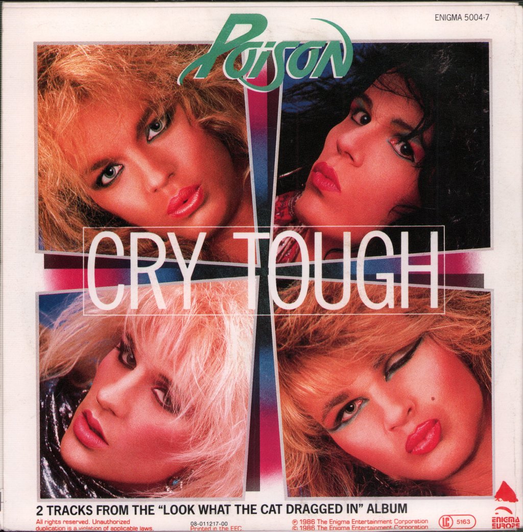 Poison - Cry Tough - 7 Inch