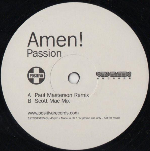 Amen! Uk - Passion - Double 12 Inch