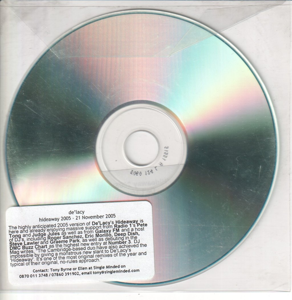 De'lacy - Hideaway 2005 - Cdr