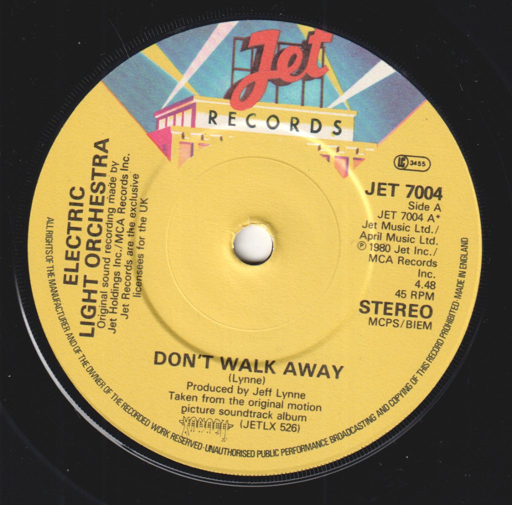 Electric Light Orchestra - Don't Walk Away - 7 Inch
