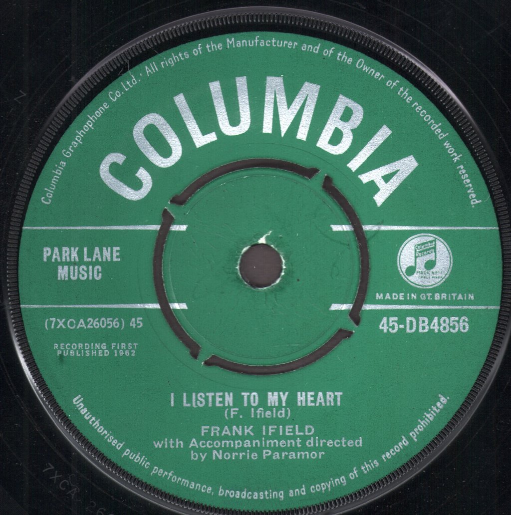 Frank Ifield - I Remember You - 7 Inch