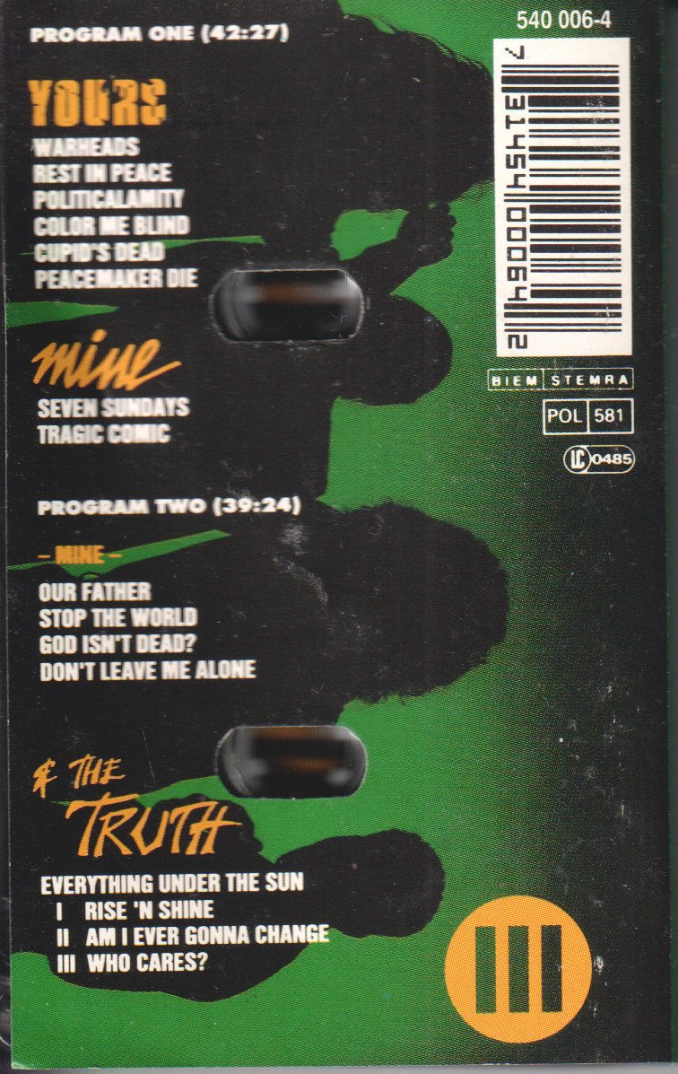 Extreme - 3 Sides To Every Story - Cassette