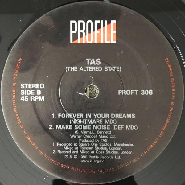 TAS (The Altered State) - Forever In Your Dreams - 12 Inch