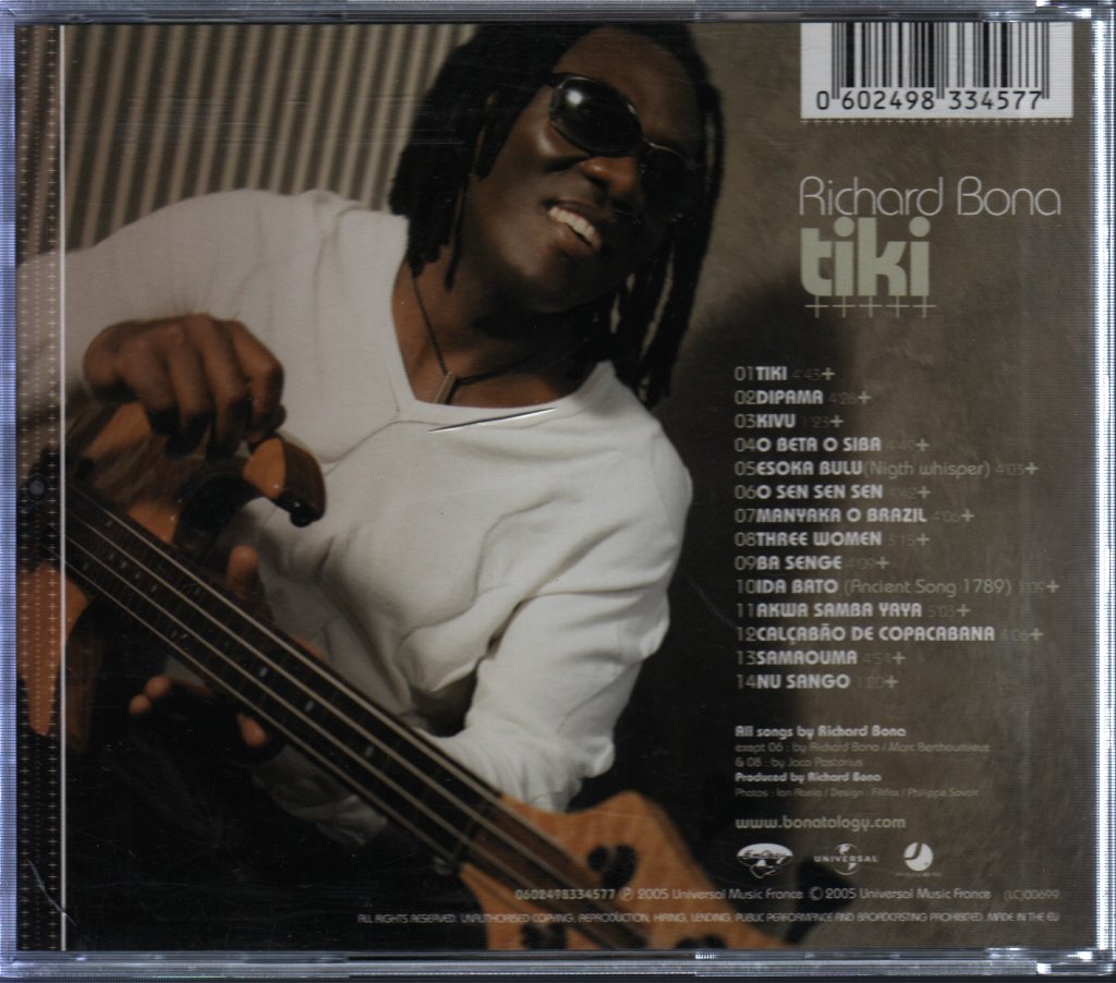 Richard Bona - Tiki - Cd